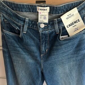 NWT- L’AGENCE Ruth Straight-Leg Jean size 26